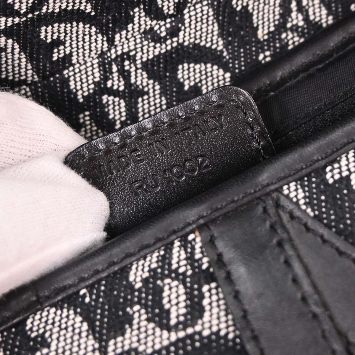 Christian Dior Black Trotter Saddle Handbag