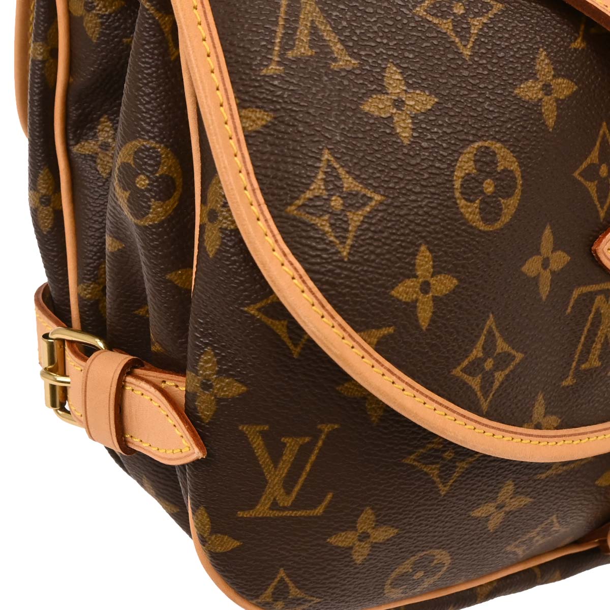 Louis Vuitton 2002 Monogram Saumur 30 Messenger Shoulder Bag M42256