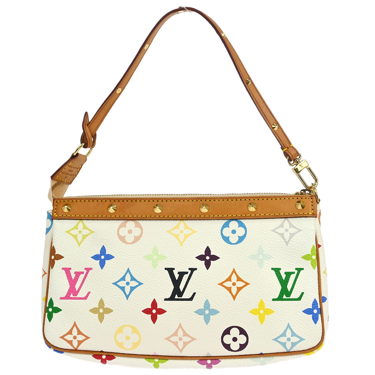 Louis Vuitton 2004 Multicolor Pochette Accessoires Handbag M92649