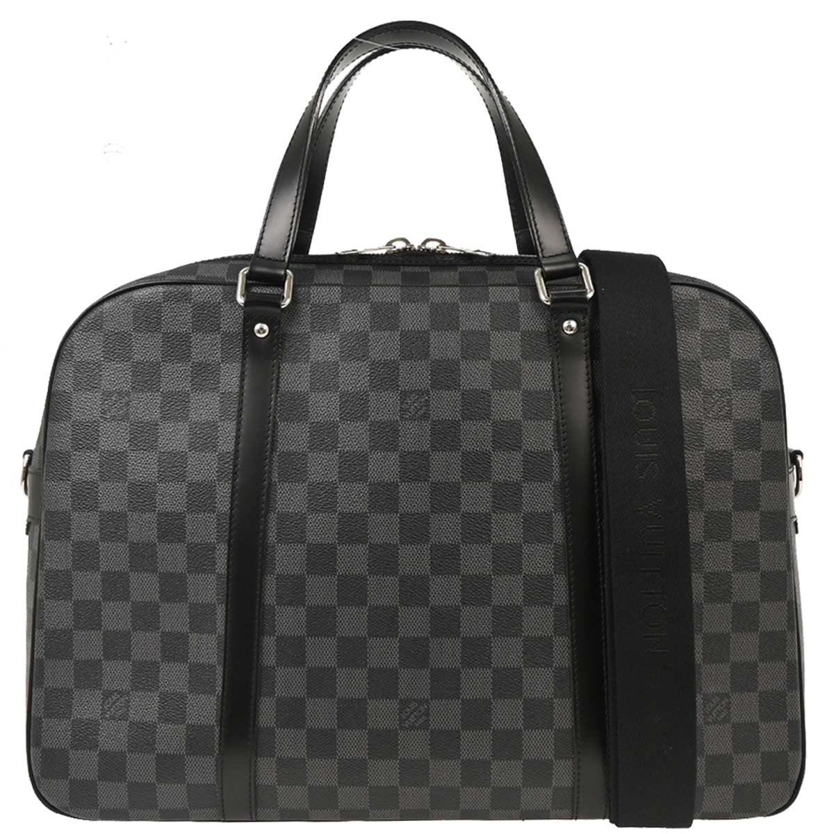 Louis Vuitton 2008 Damier Graphite Yohn 2way Shoulder Briefcase Handbag N48118