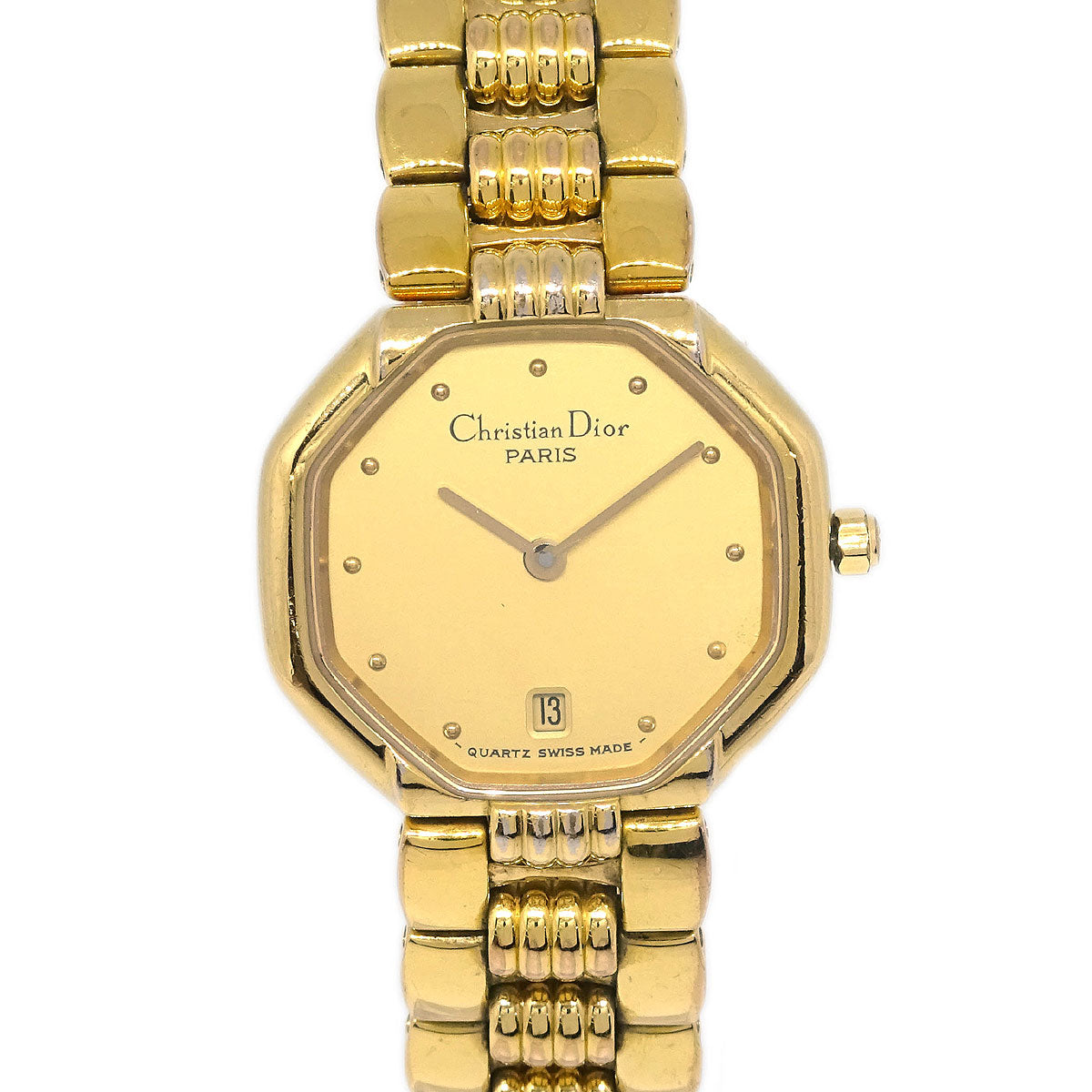 Christian Dior Octagon 48.153 Quartz Watch Gold