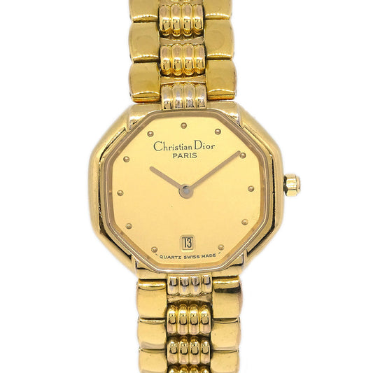 Christian Dior Octagon 48.153 Quartz Watch Gold