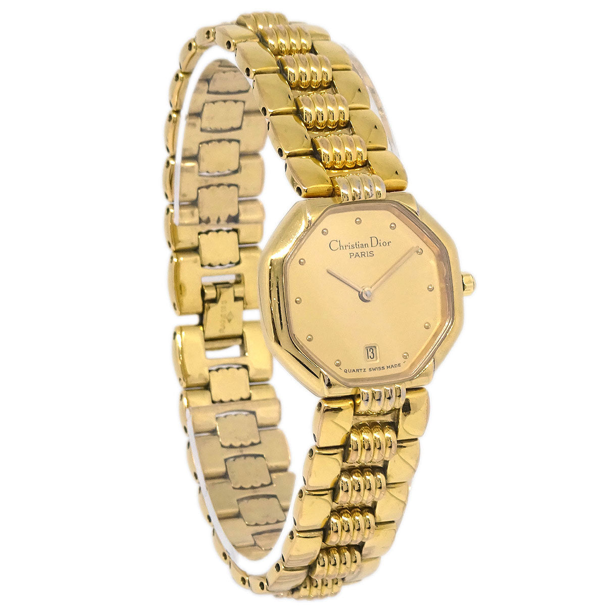 Christian Dior Octagon 48.153 Quartz Watch Gold