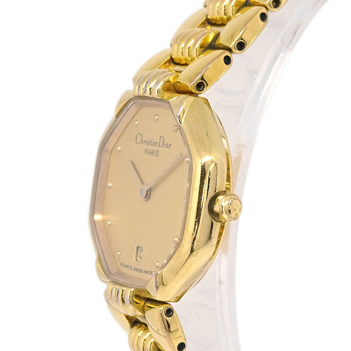 Christian Dior Octagon 48.153 Quartz Watch Gold