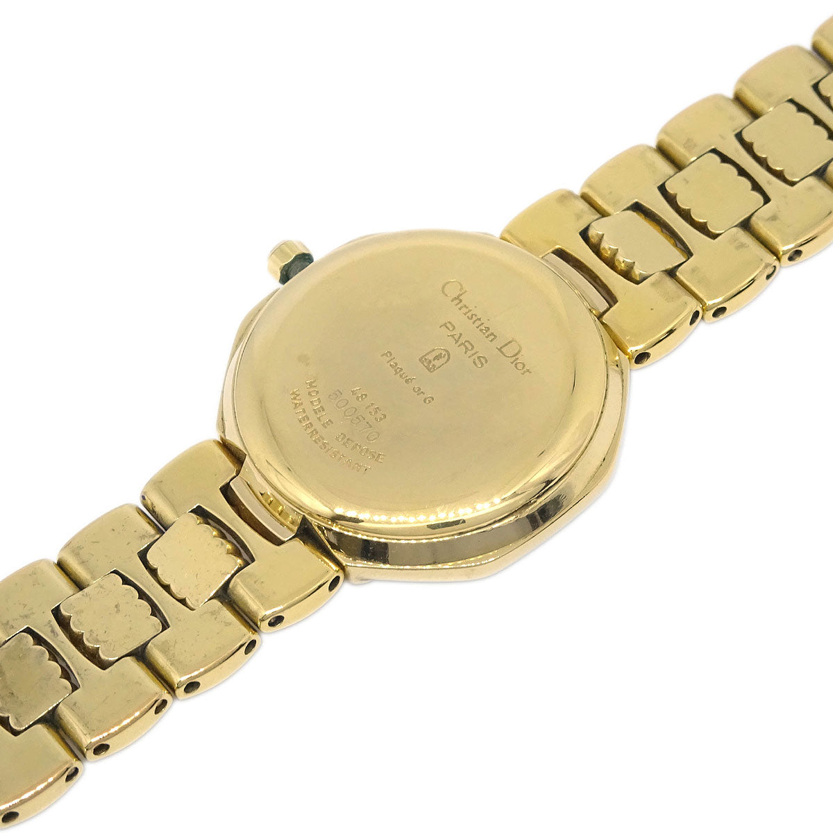 Christian Dior Octagon 48.153 Quartz Watch Gold