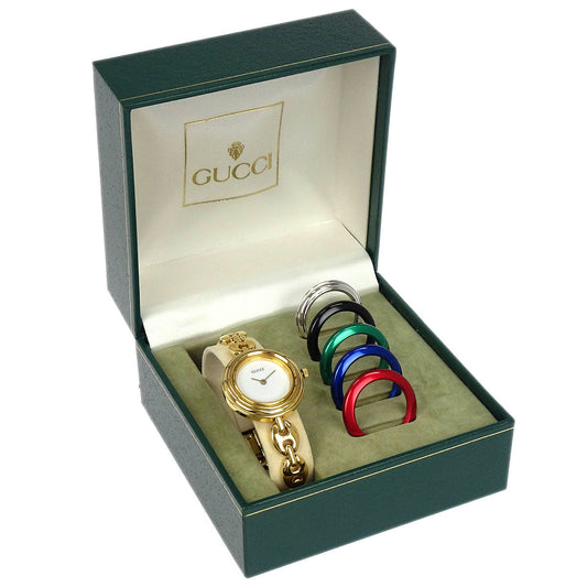 Gucci 11/12.2 Change Bezel Chameleon Quartz Watch SS