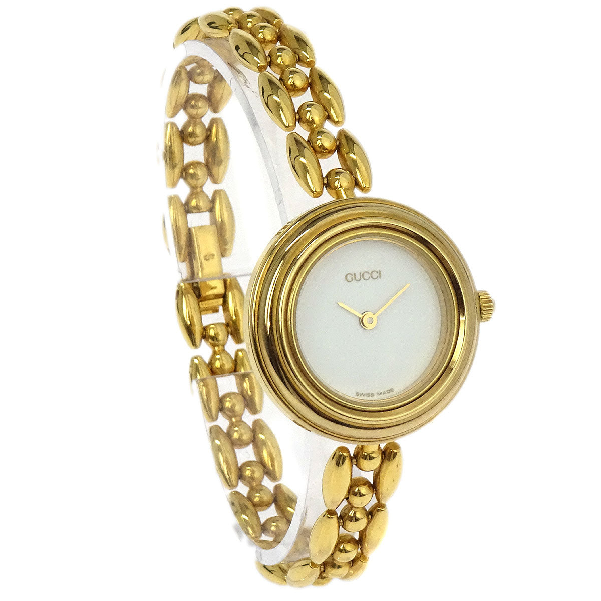 Gucci 11/12.2 Change Bezel Chameleon Quartz Watch SS