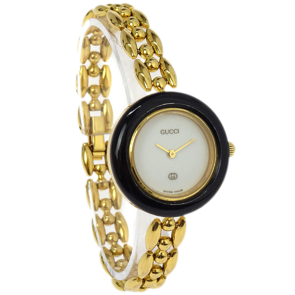 Gucci 11/12 Change Bezel Chameleon Quartz Watch SS