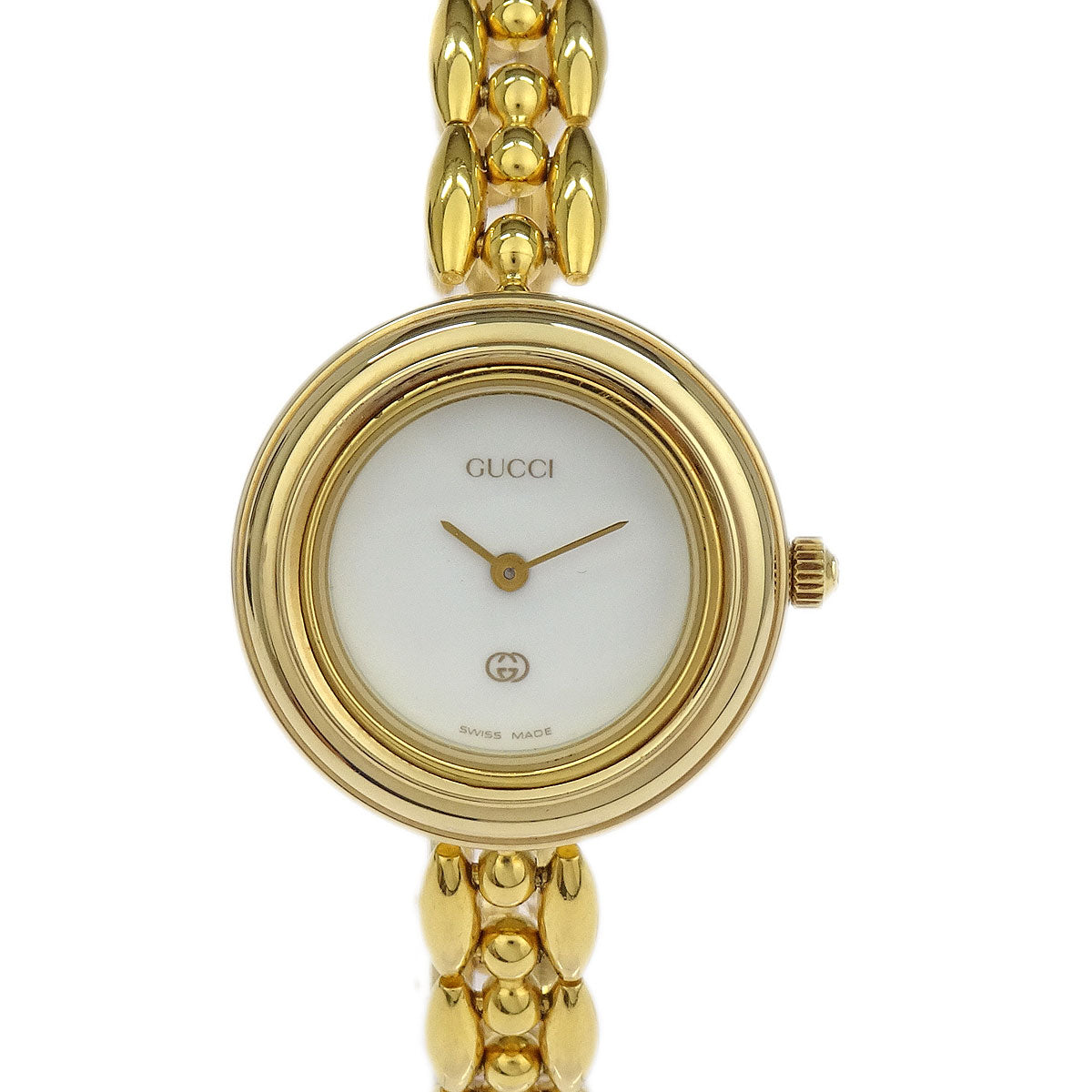 Gucci 1100-L Change Bezel Chameleon Quartz Watch SS