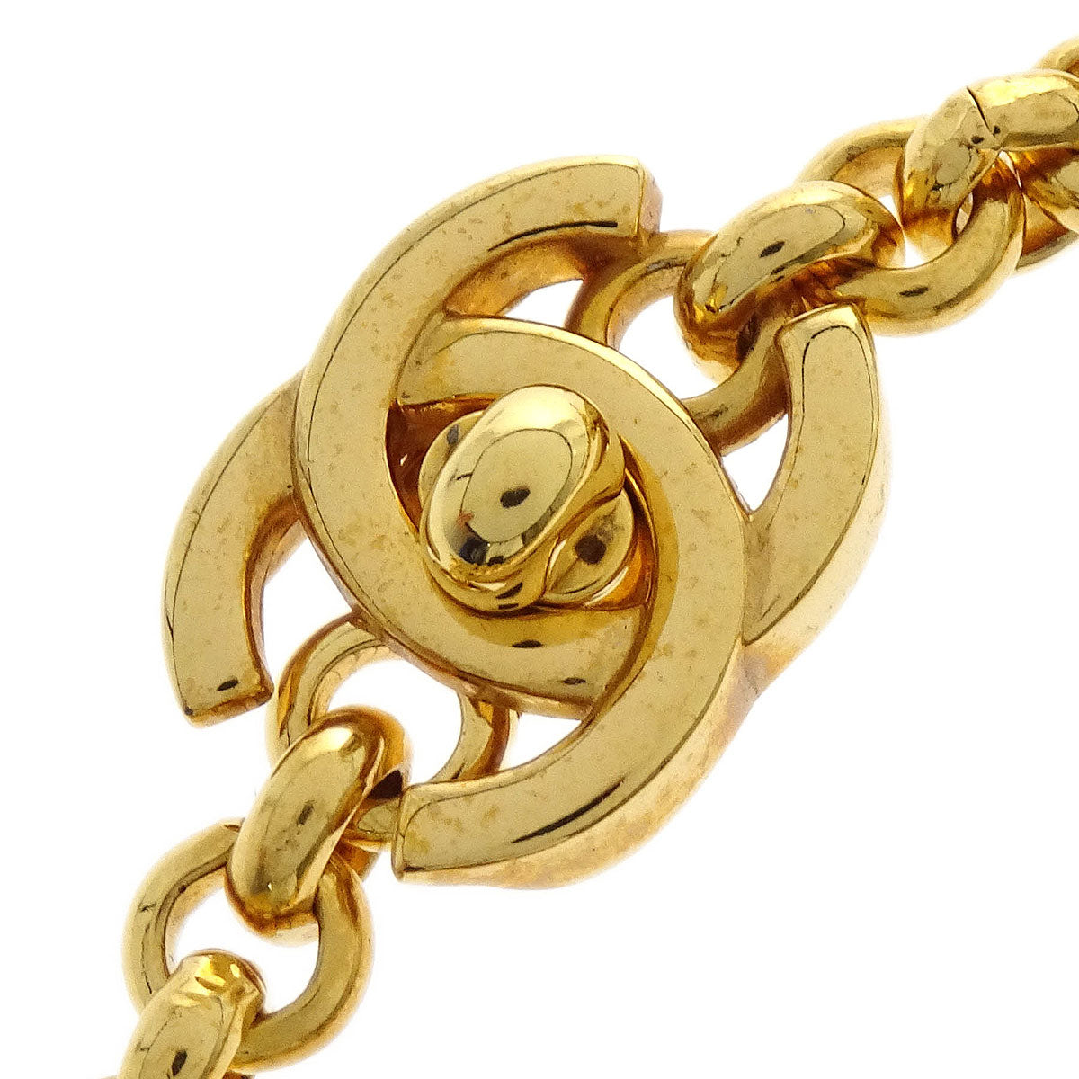 Chanel Turnlock Gold Bracelet 96P