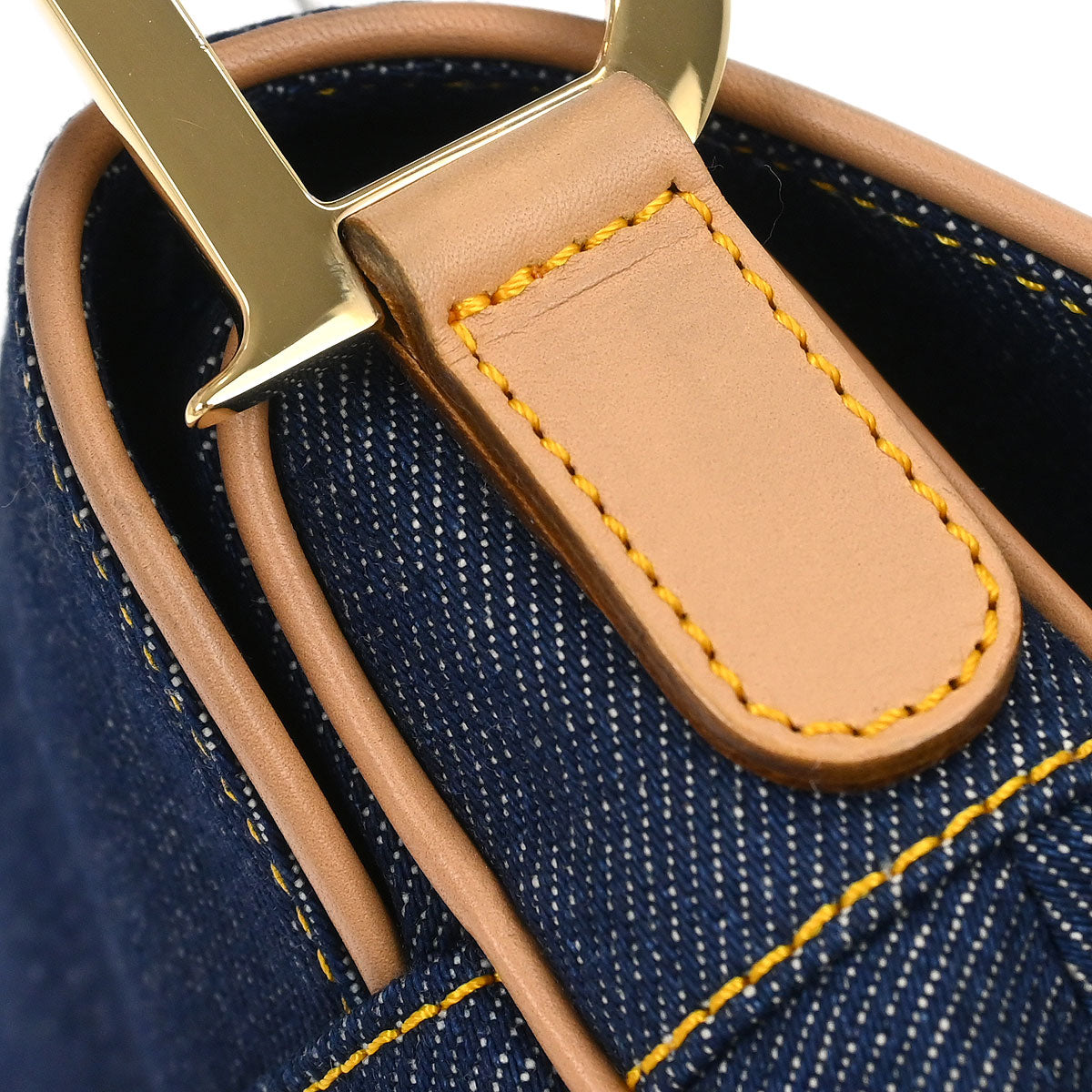 Christian Dior Indigo Denim Saddle Handbag
