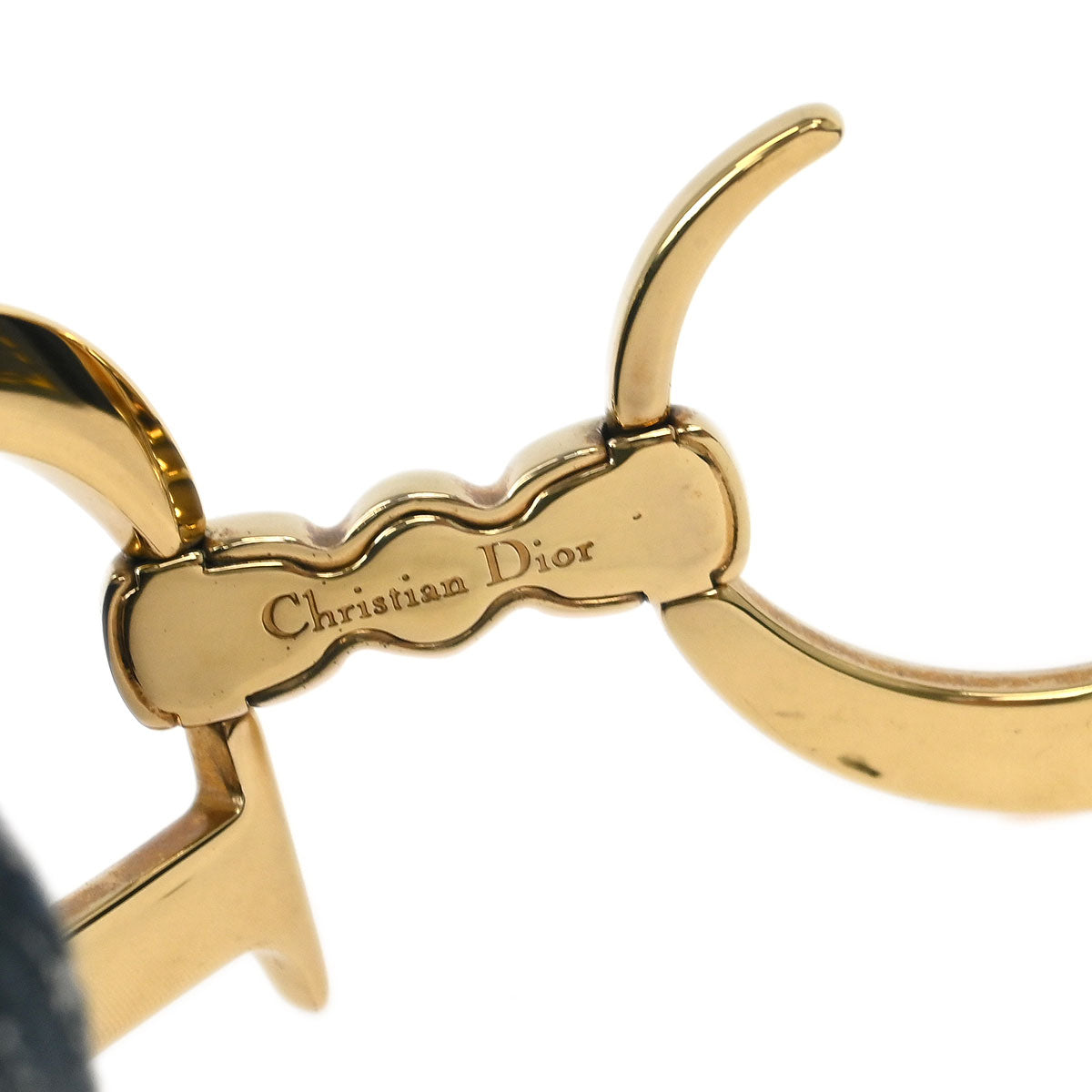 Christian Dior Navy Trotter Saddle Handbag