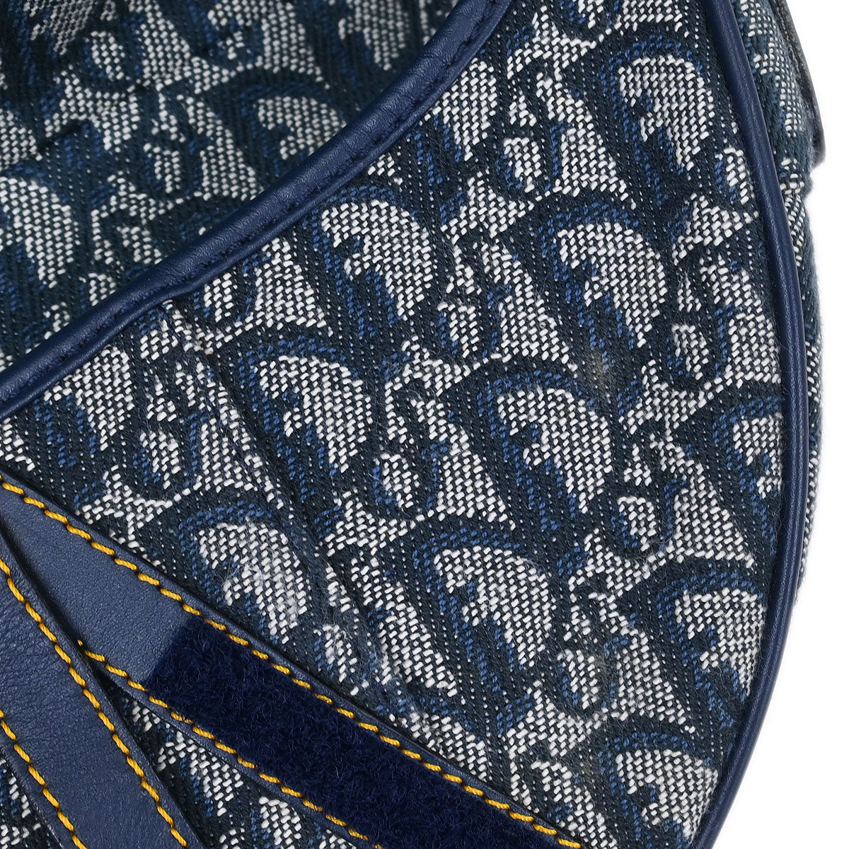 Christian Dior Navy Trotter Saddle Handbag