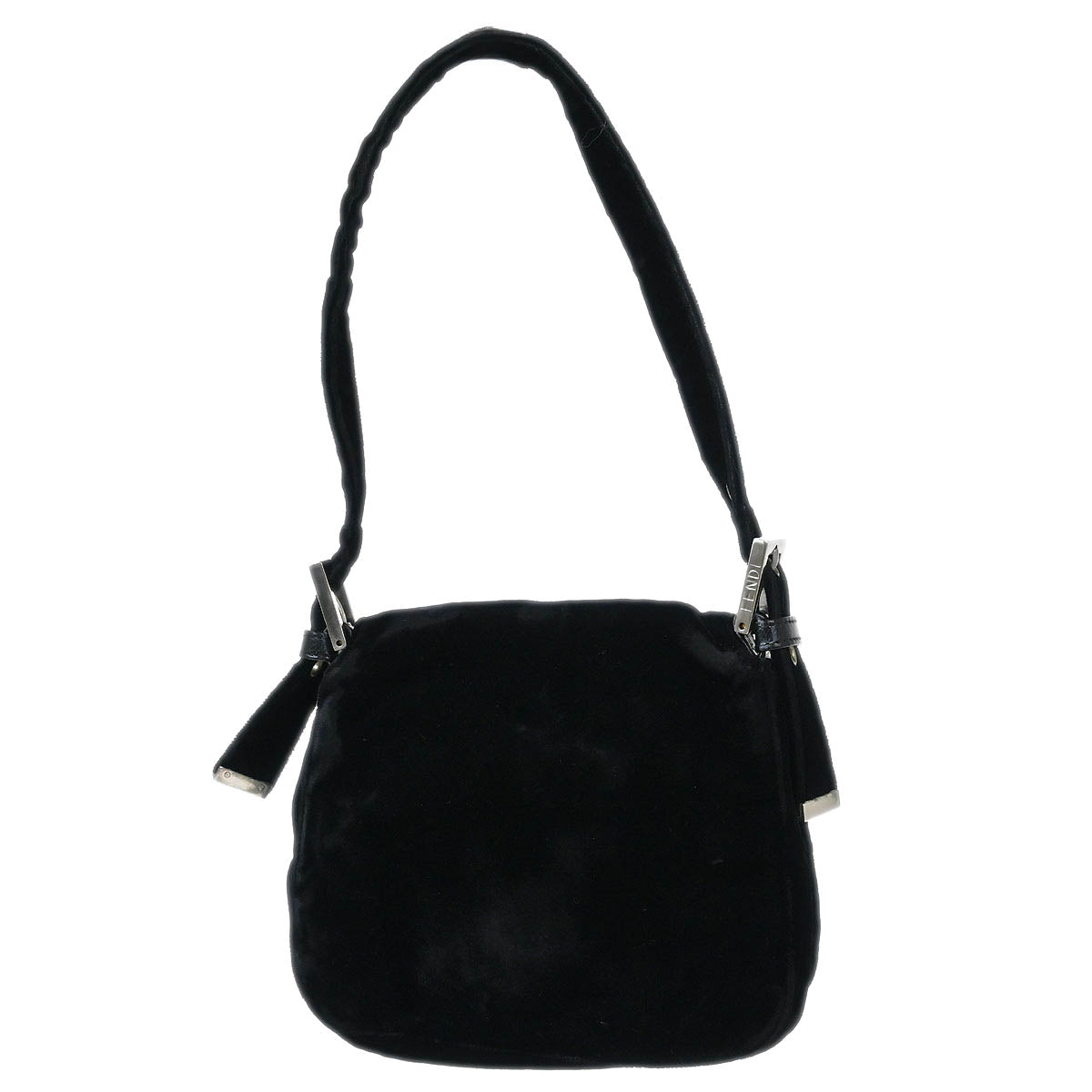 Fendi Black Velvet Handbag
