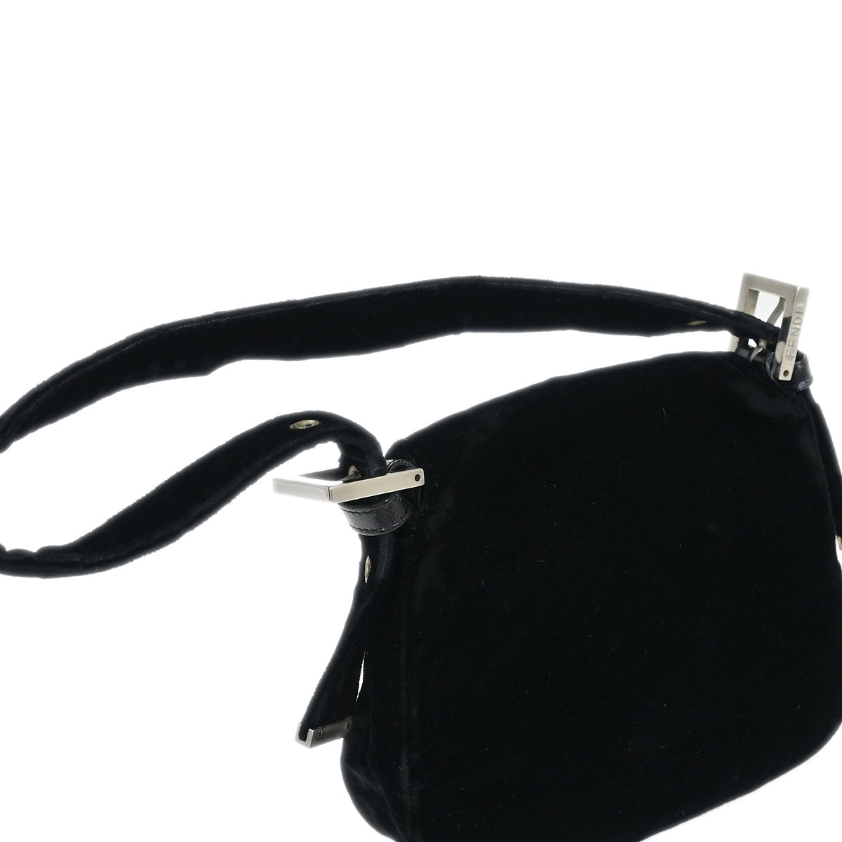 Fendi Black Velvet Handbag