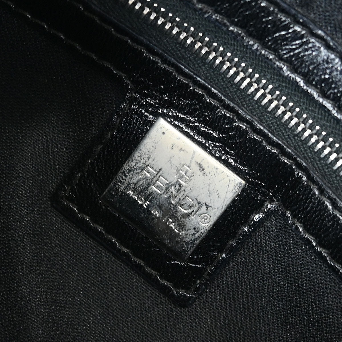 Fendi Black Velvet Handbag