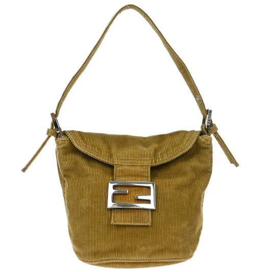Fendi Brown Cotton Handbag