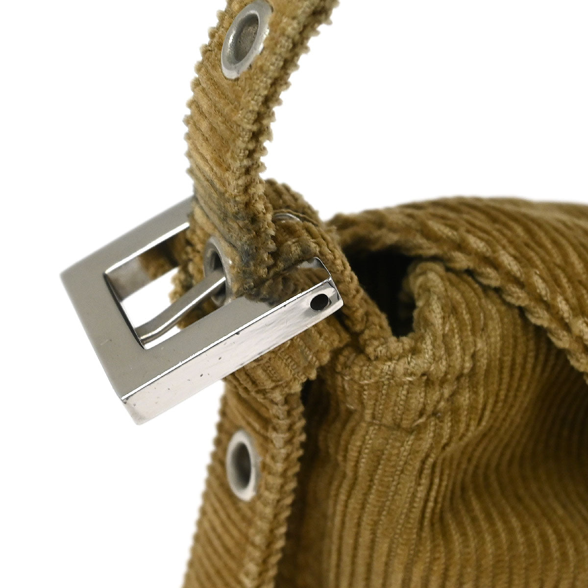 Fendi Brown Cotton Handbag