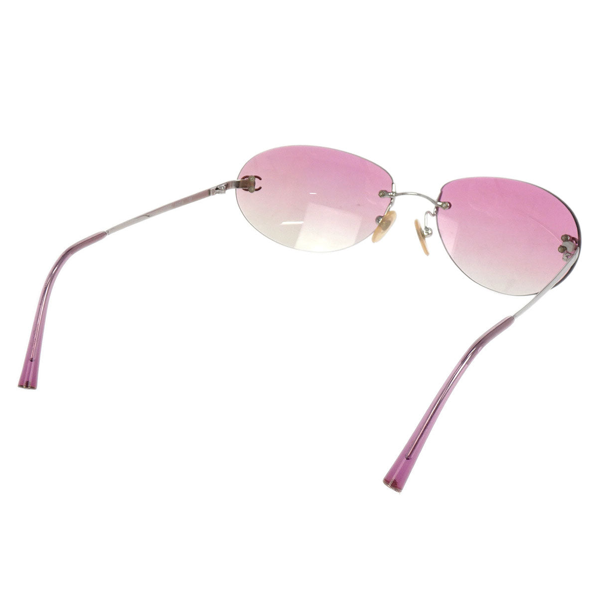 Chanel Sunglasses Eyewear Pink Small Good