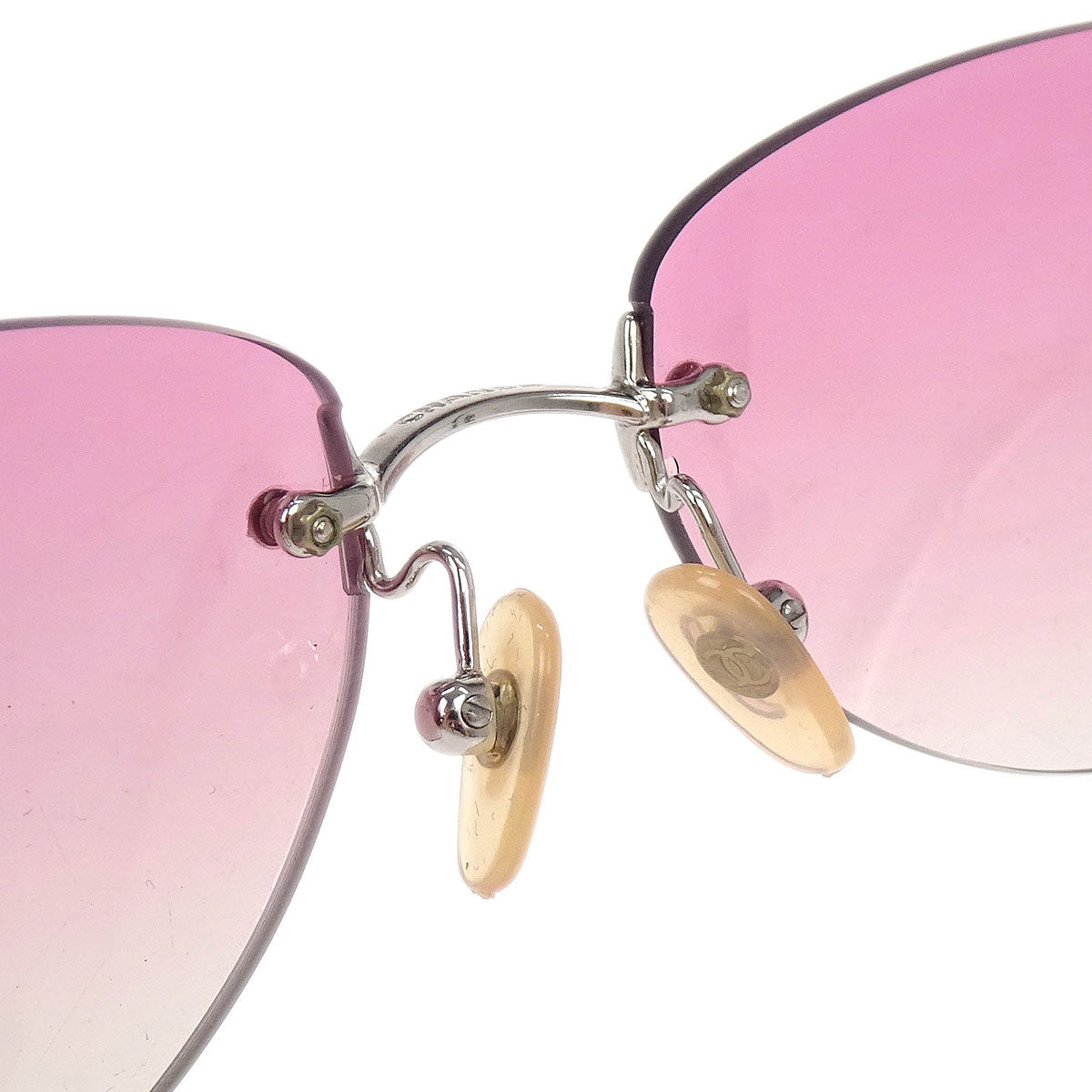 Chanel Sunglasses Eyewear Pink Small Good