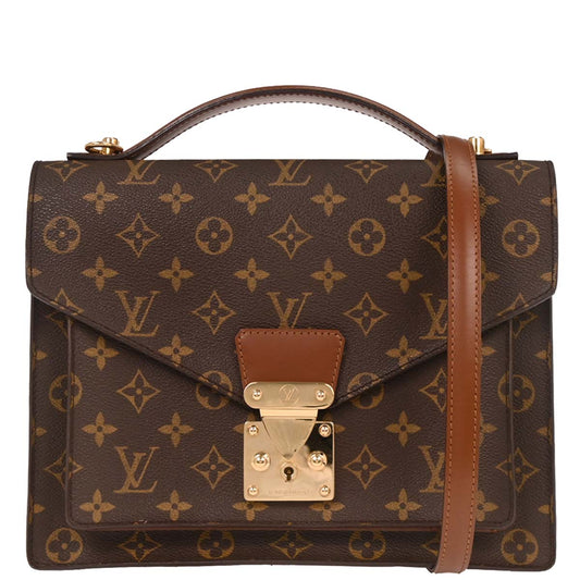 Louis Vuitton 2004 Monogram Monceau 28 Business Handbag M51185