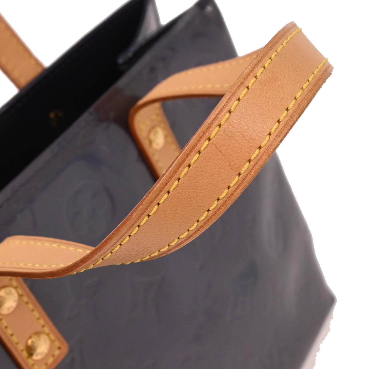 Louis Vuitton Blue Vernis Reade PM Tote Handbag M91335