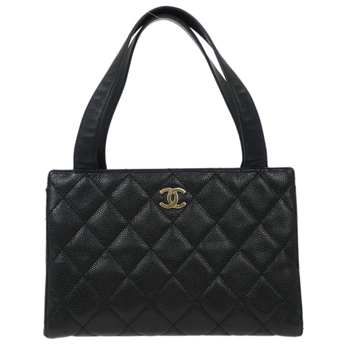 Chanel Black Calfskin Tote Handbag