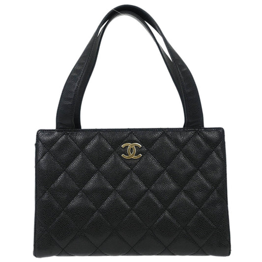 Chanel Black Calfskin Tote Handbag