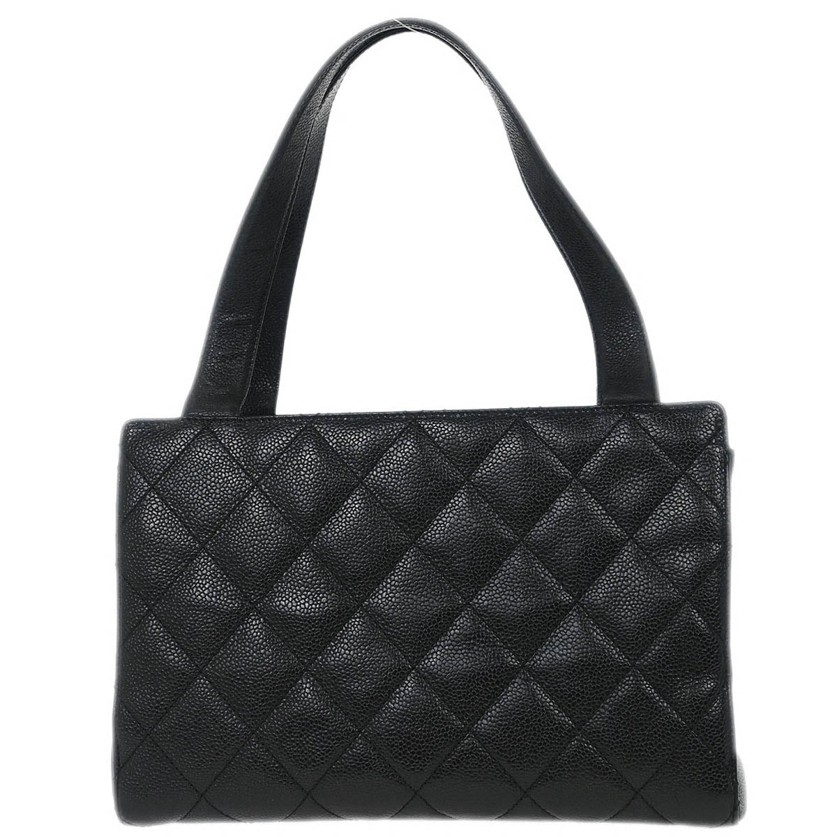 Chanel Black Calfskin Tote Handbag