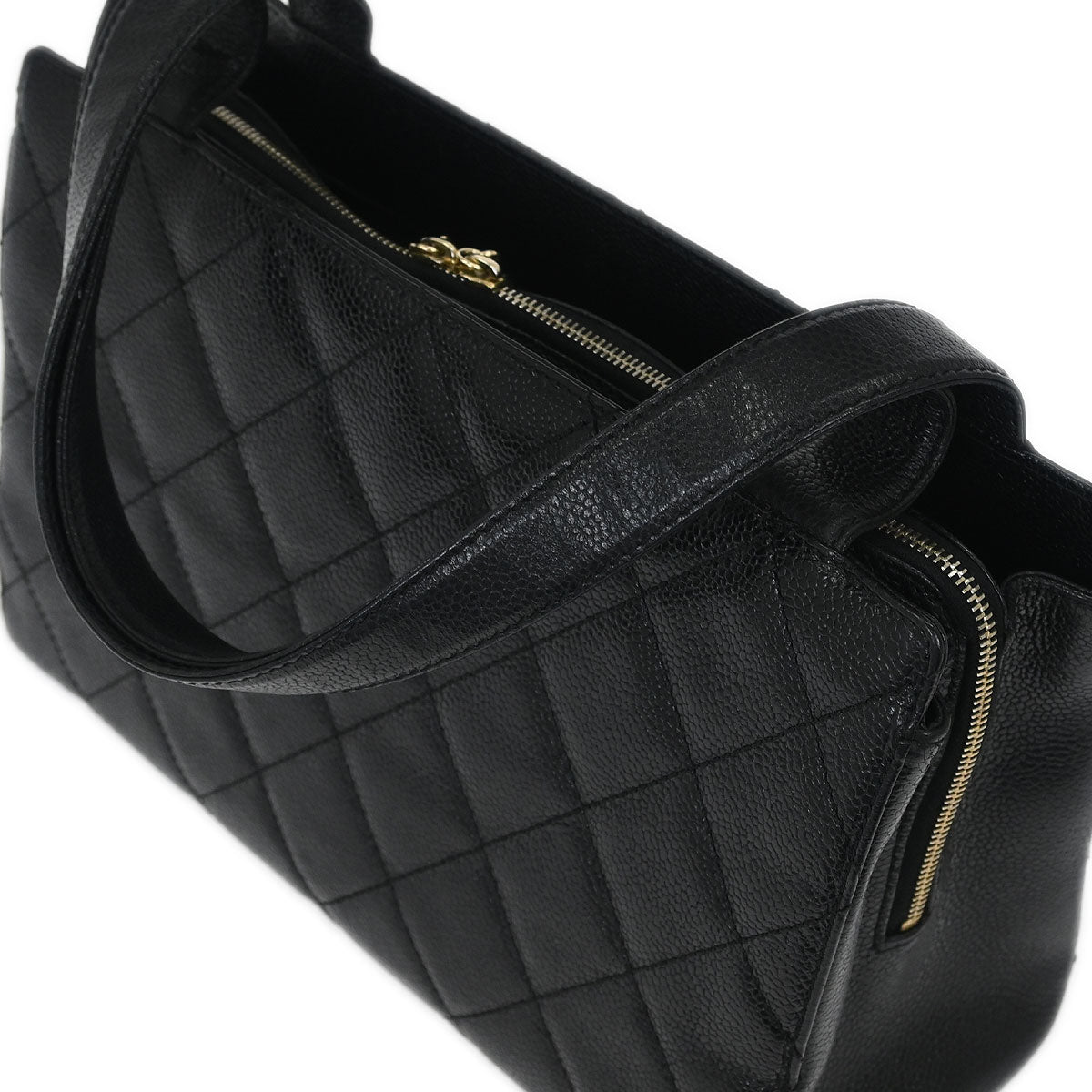 Chanel Black Calfskin Tote Handbag