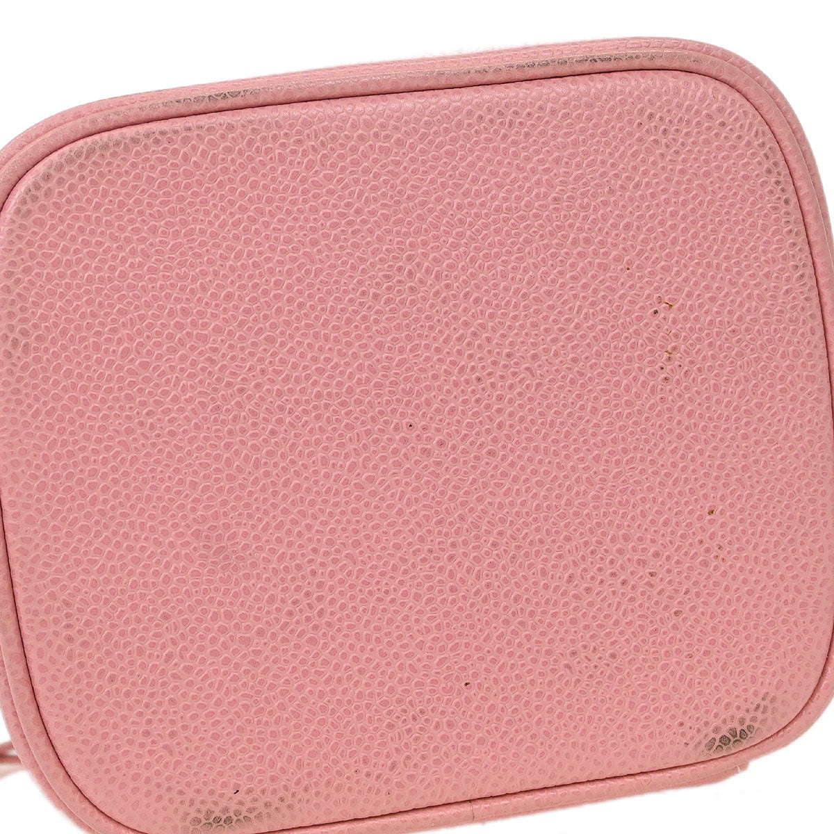 Chanel Pink Calfskin Timeless Vanity Handbag