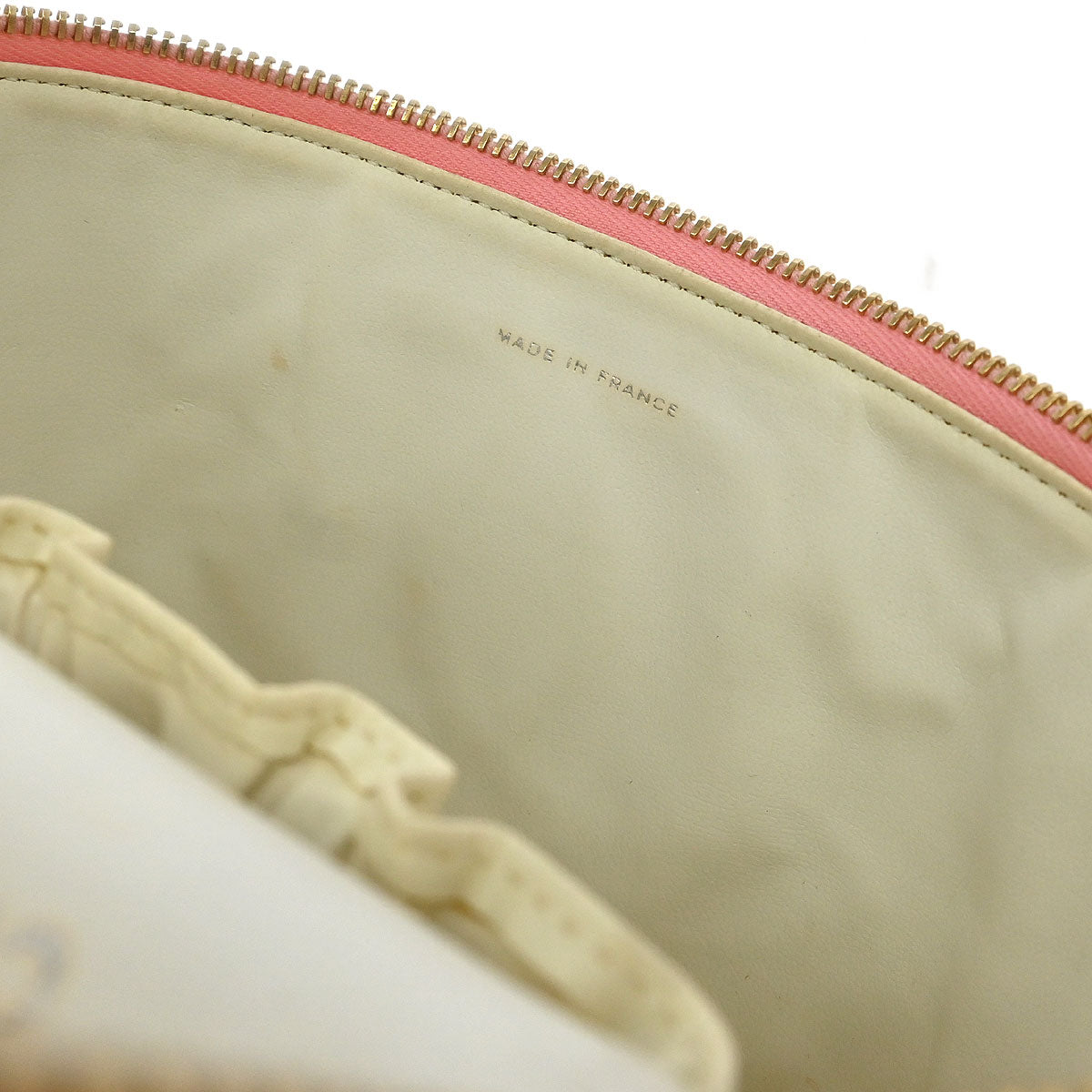 Chanel Pink Calfskin Timeless Vanity Handbag