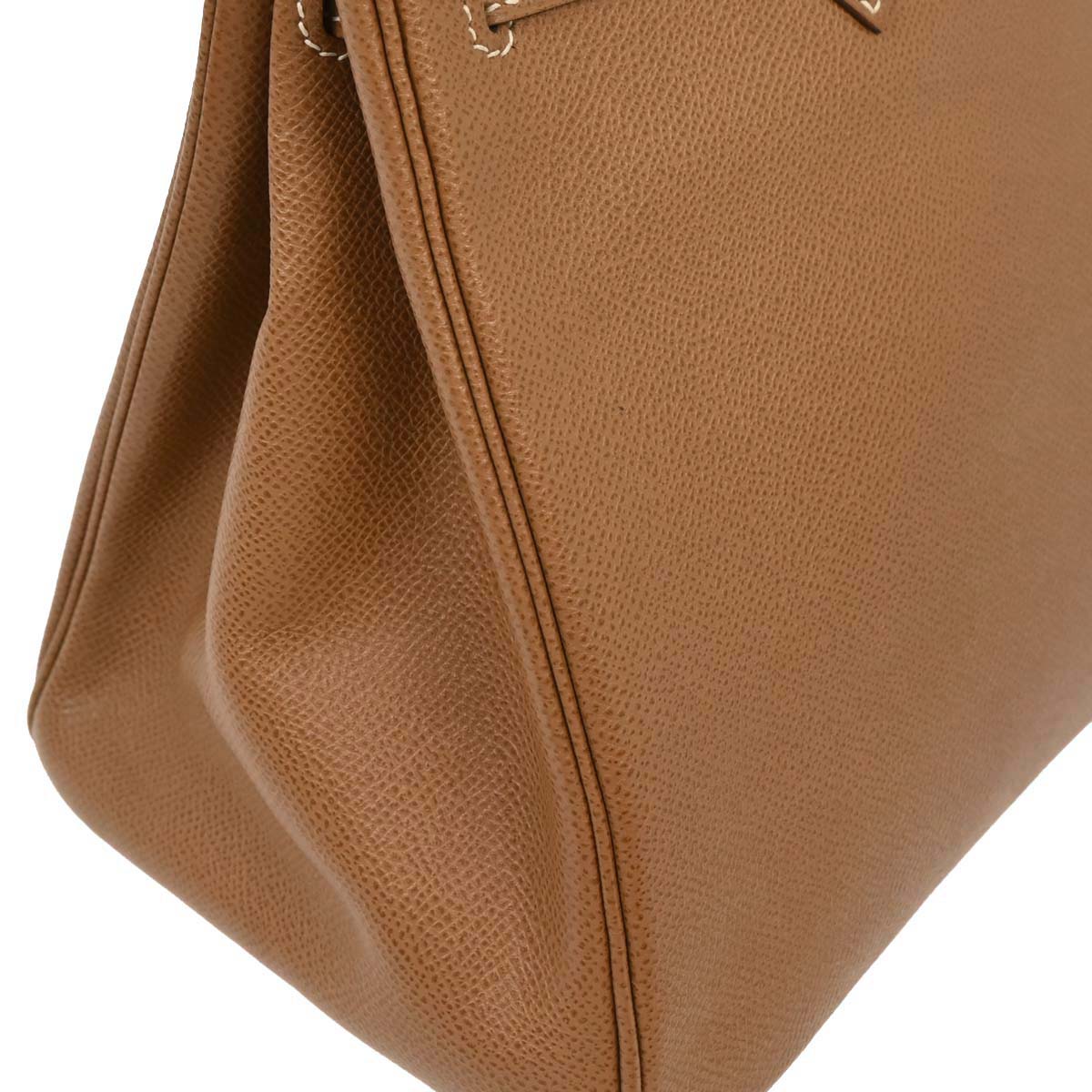 Hermes Gold Courchevel Birkin 30 Handbag