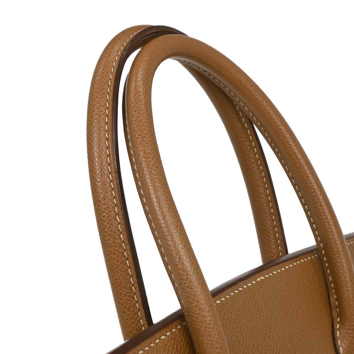 Hermes Gold Courchevel Birkin 30 Handbag
