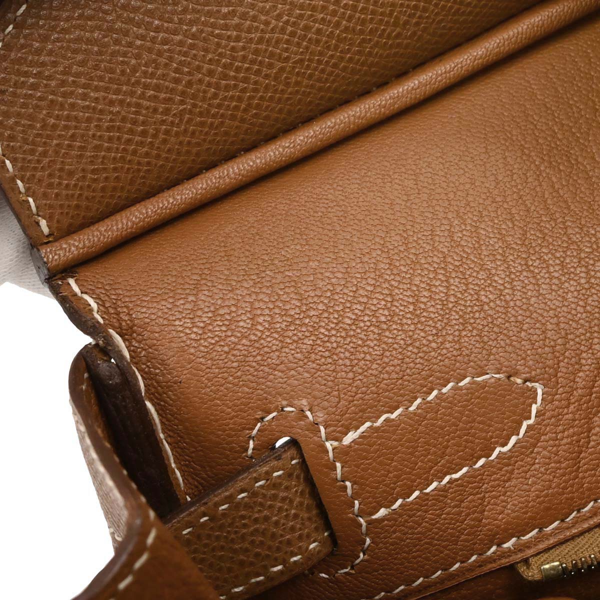 Hermes Gold Courchevel Birkin 30 Handbag