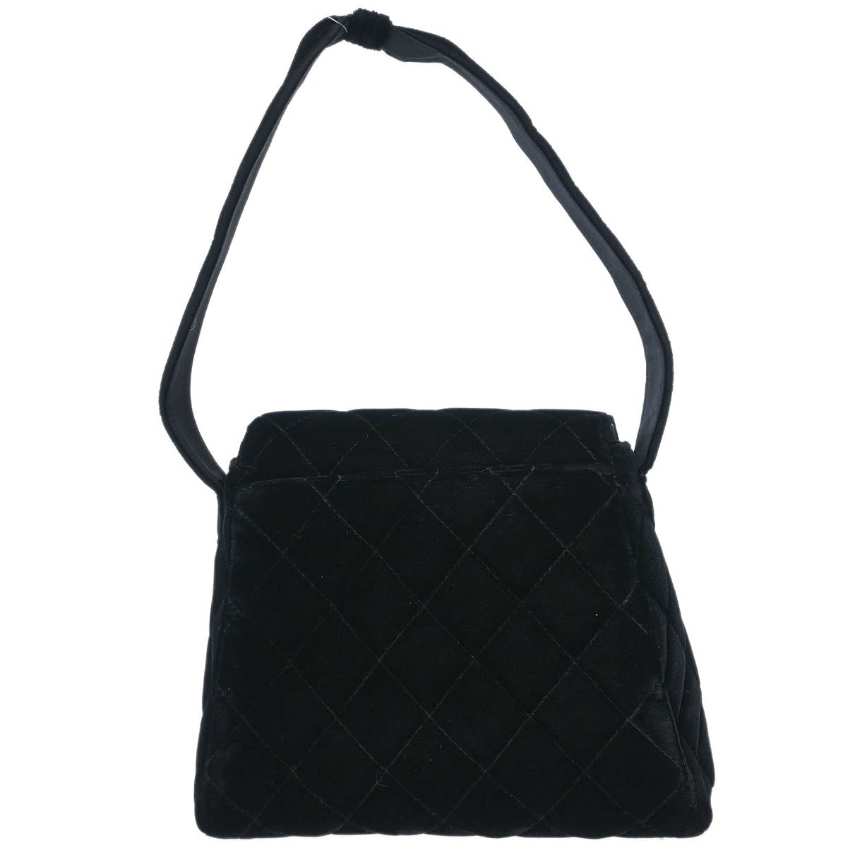 Chanel Black Velvet Handbag