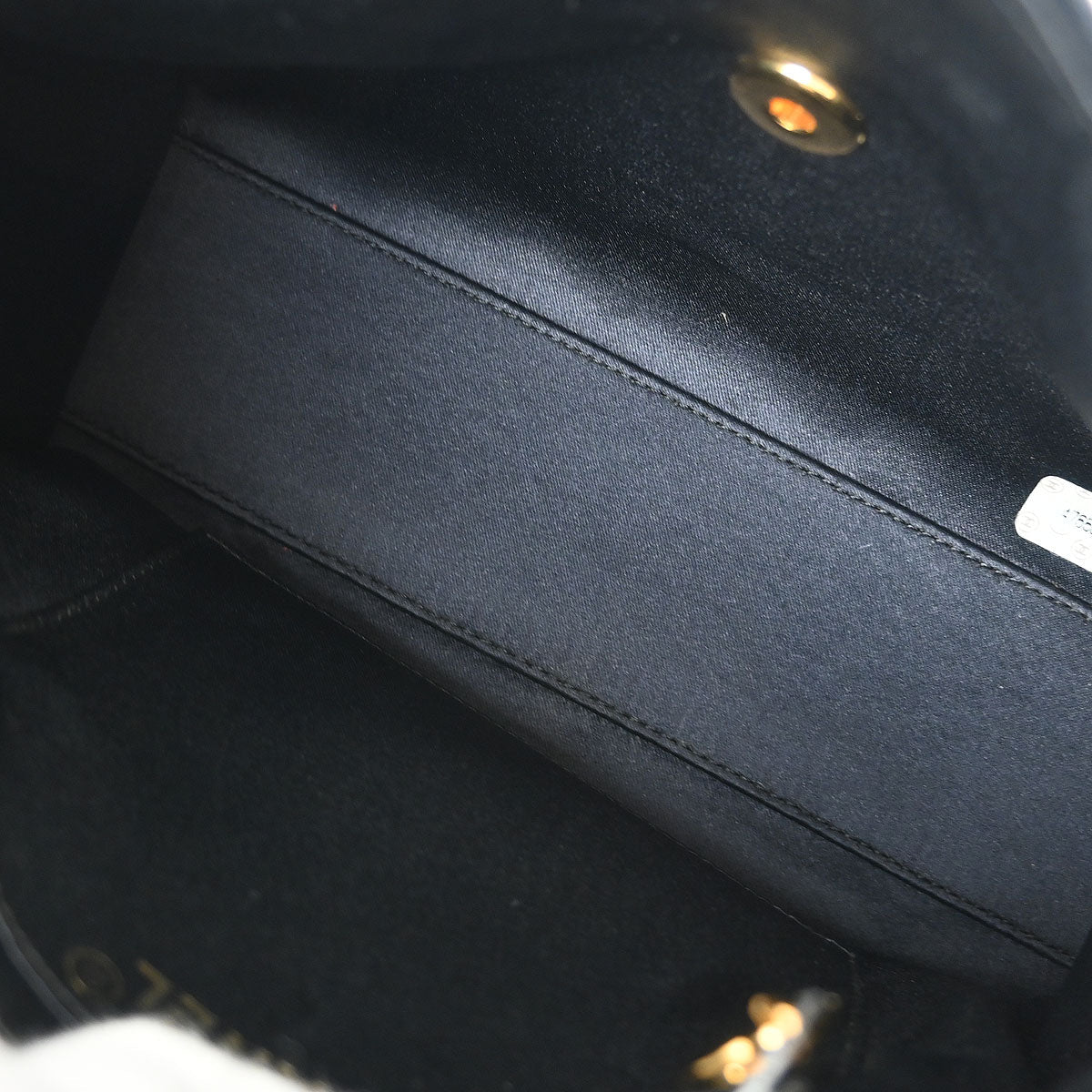 Chanel Black Velvet Handbag