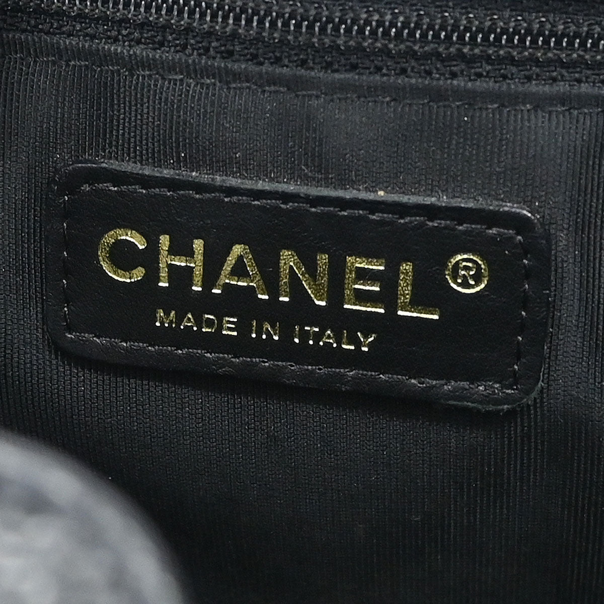 Chanel Black Calfskin Petite Shopping Tote PST Chain Handbag