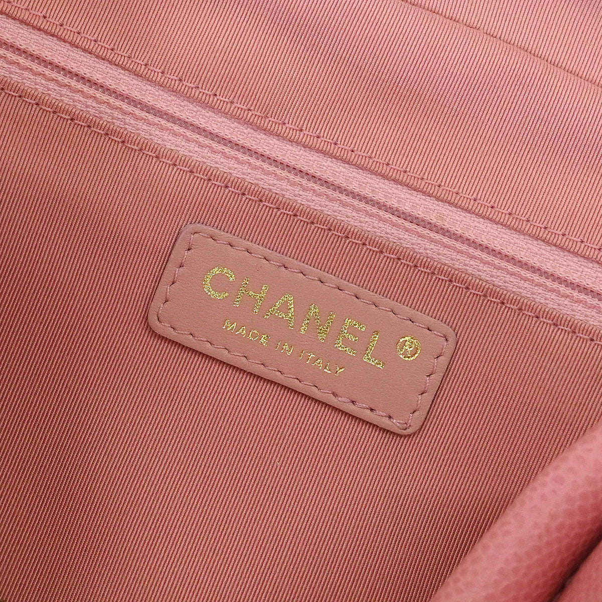 Chanel 2003-2004 Pink Caviar Petite Timeless Tote PTT Chain Handbag
