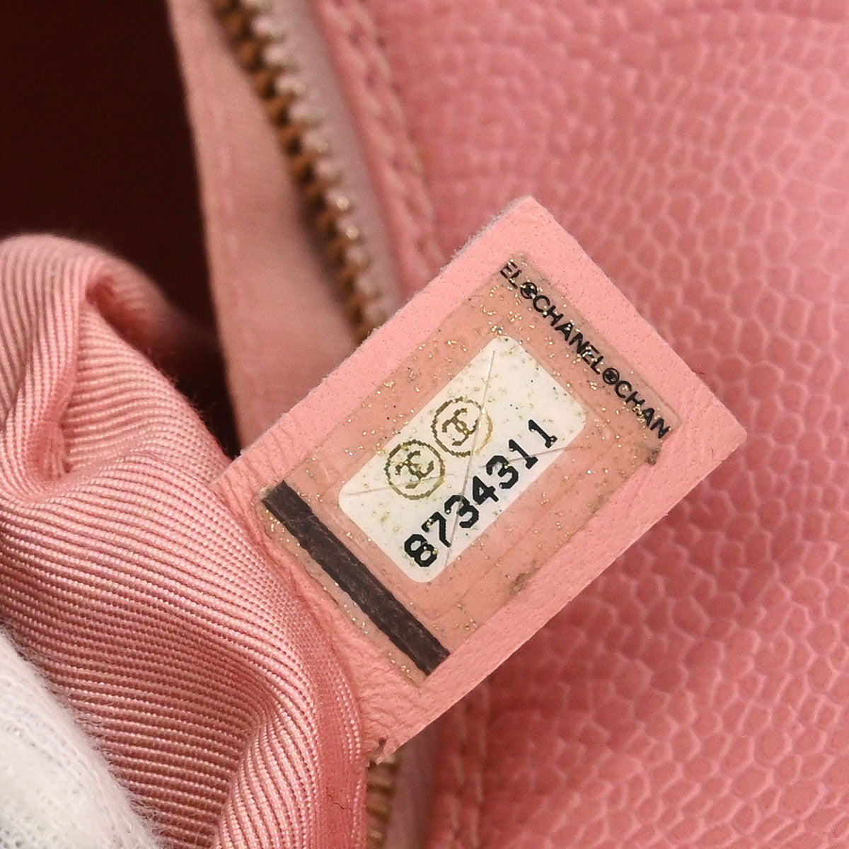 Chanel 2003-2004 Pink Caviar Petite Timeless Tote PTT Chain Handbag