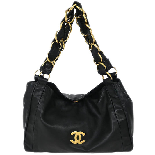 Chanel 2002-2003 Black Lambskin Handbag