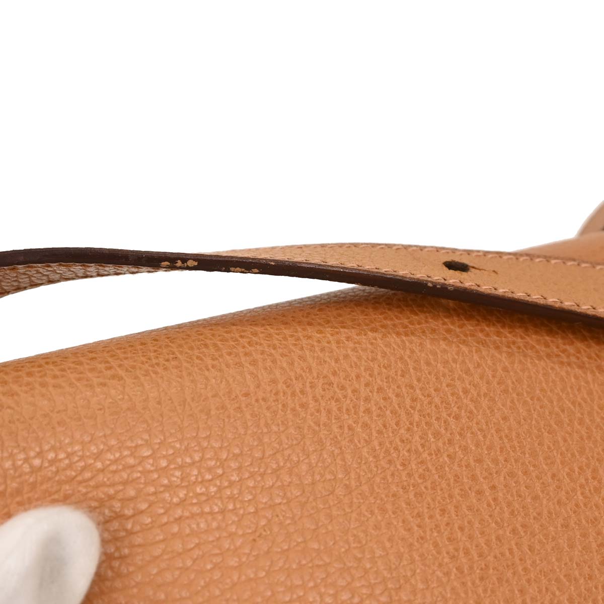 Hermes 2005 Beige Toile H Vache Liegee Sac Colorado PM Shoulder Bag