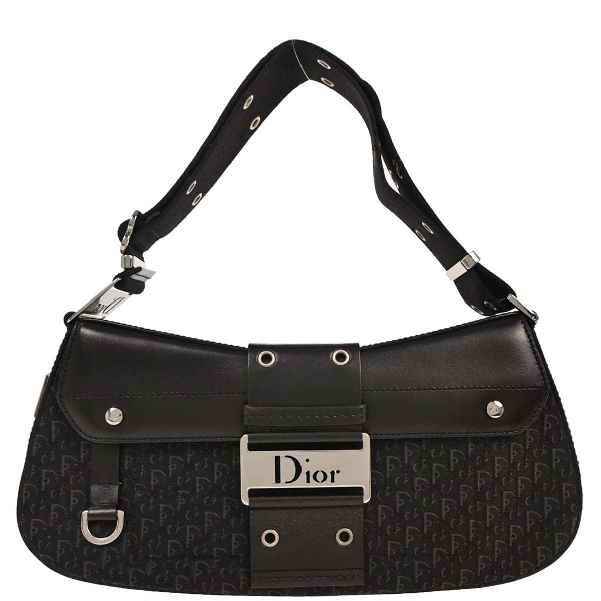 Christian Dior Black Trotter Street Chic Columbus Handbag