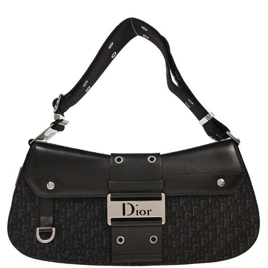 Christian Dior Black Trotter Street Chic Columbus Handbag