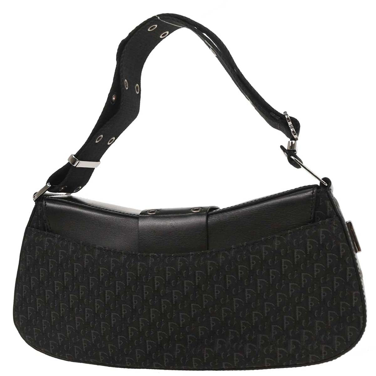 Christian Dior Black Trotter Street Chic Columbus Handbag