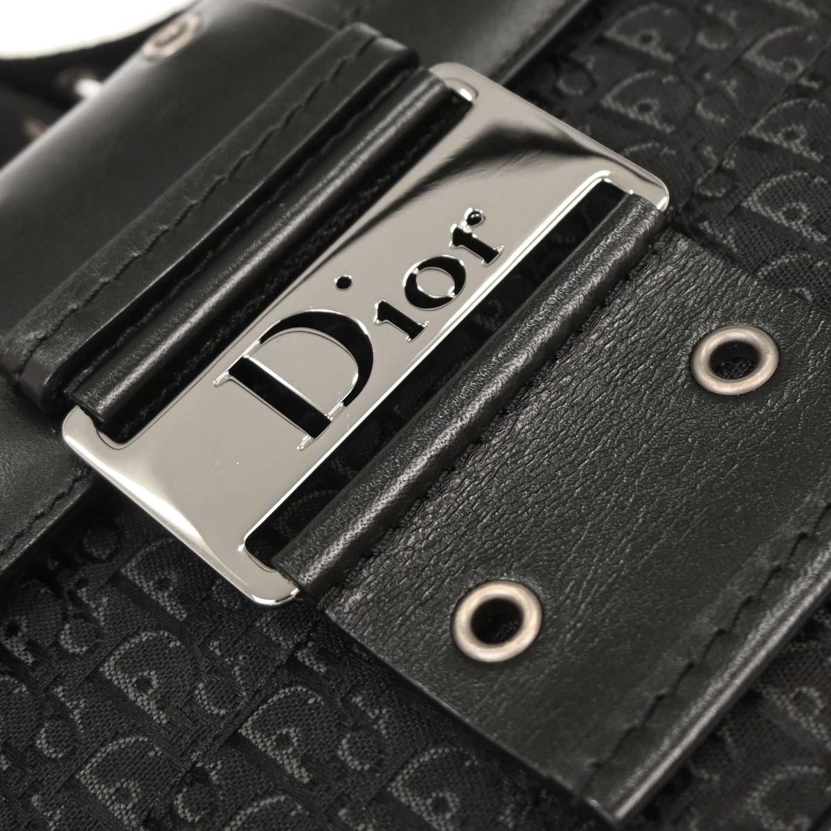 Christian Dior Black Trotter Street Chic Columbus Handbag