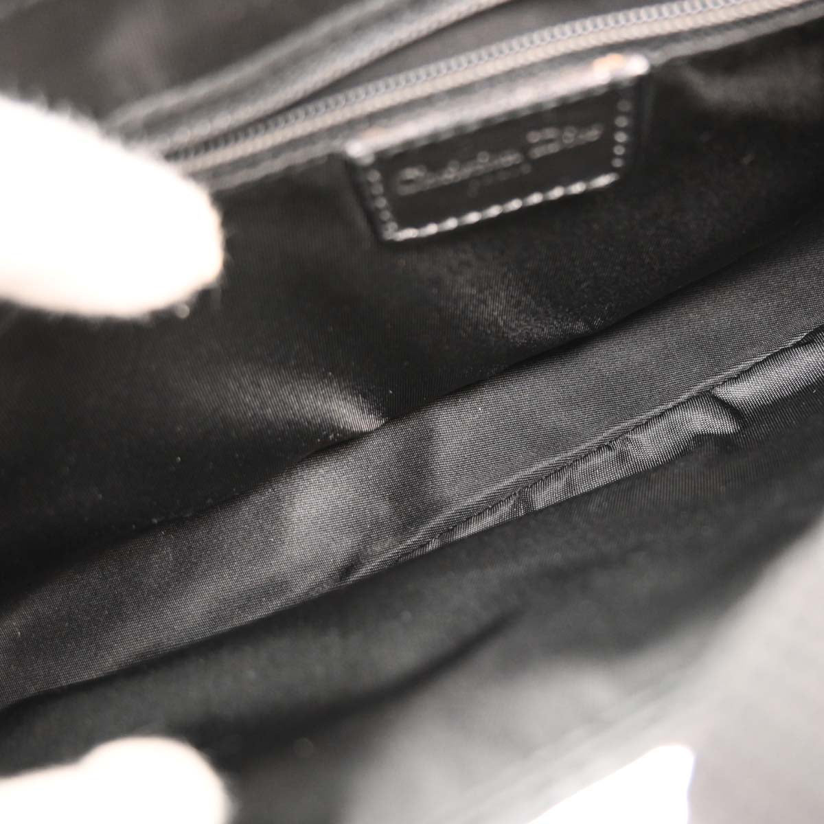 Christian Dior Black Trotter Street Chic Columbus Handbag