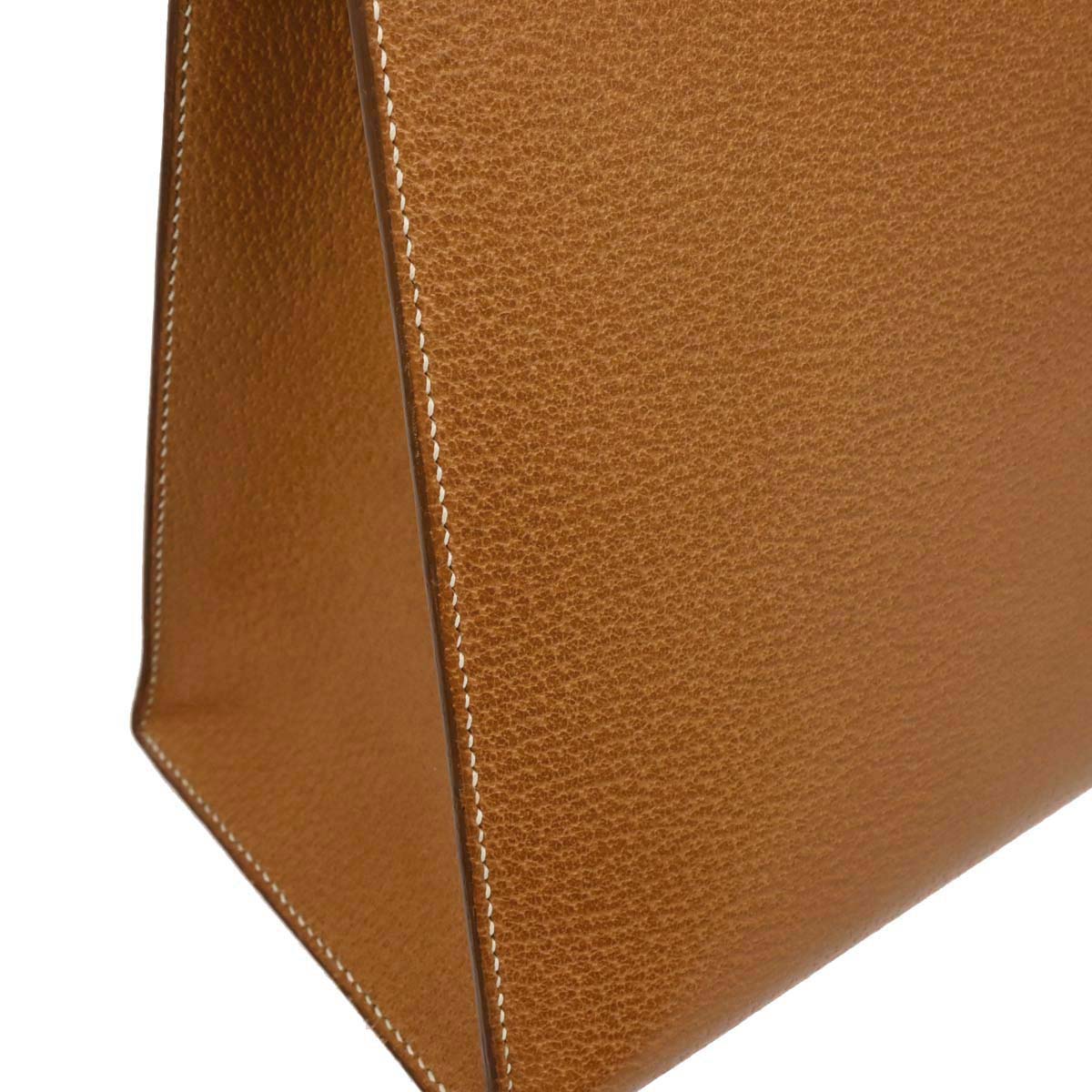 Hermes Natural Pigskin Kelly 32 Sellier Handbag