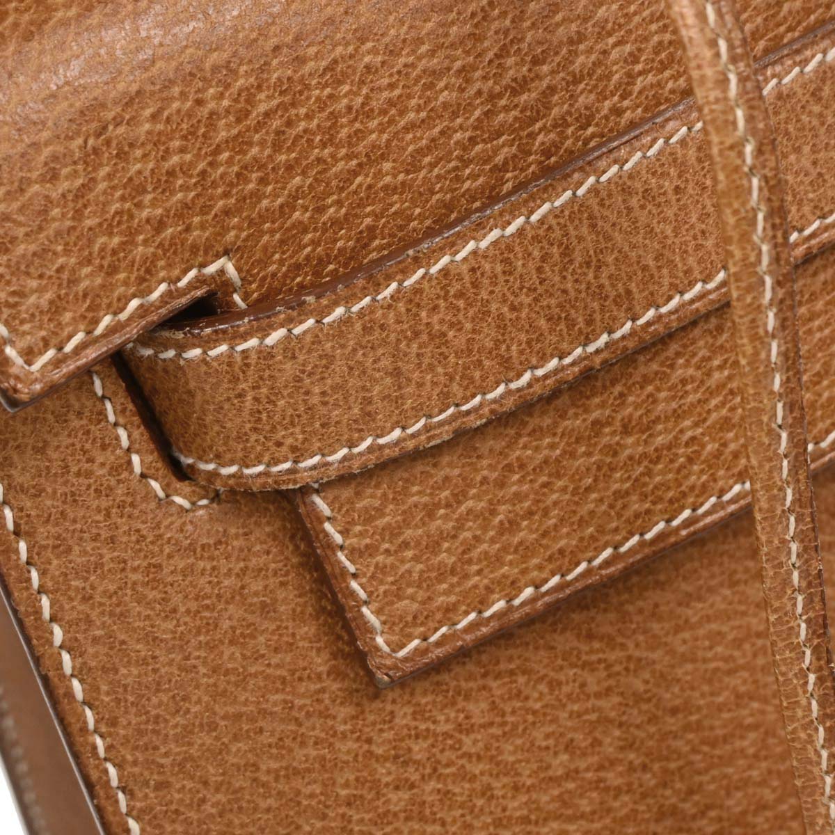 Hermes Natural Pigskin Kelly 32 Sellier Handbag