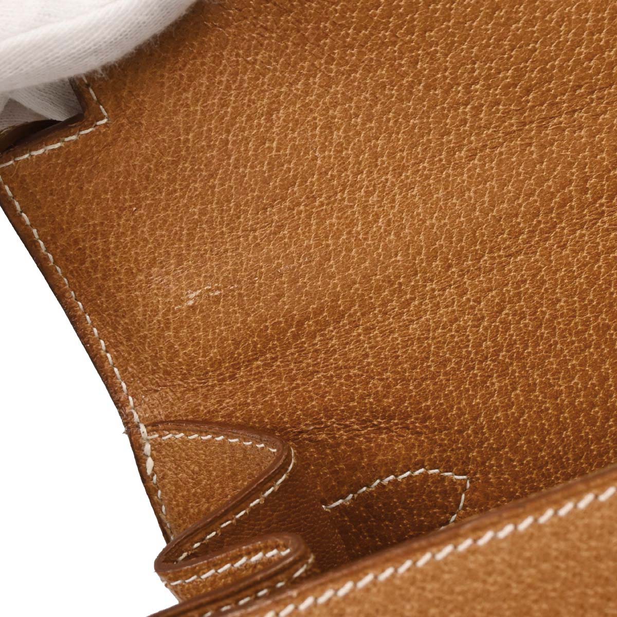 Hermes Natural Pigskin Kelly 32 Sellier Handbag